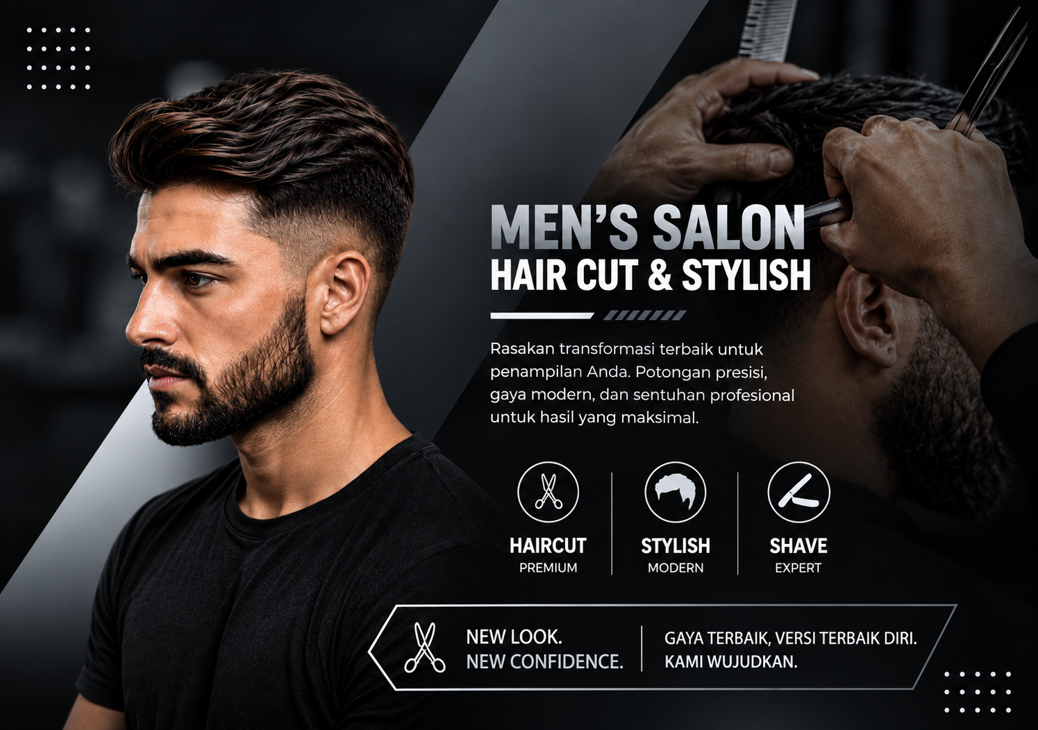 Banner Men’s Grooming & Haircut - Cleo Barber Coffee