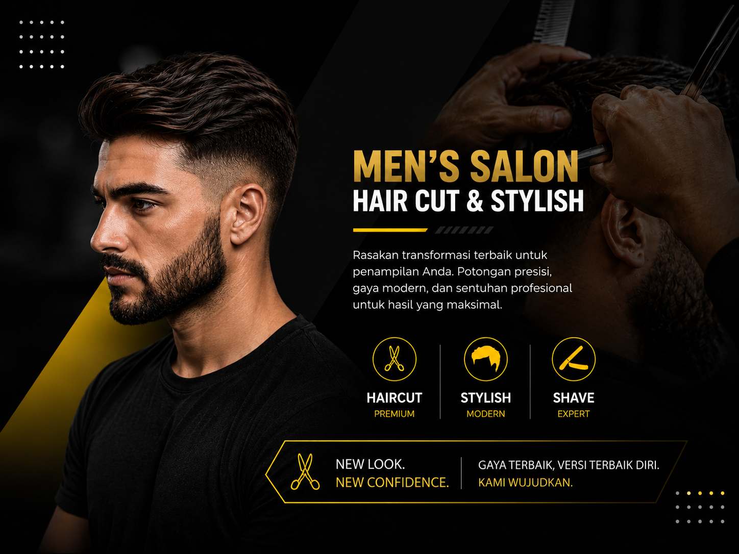 Gaya Rambut Premium